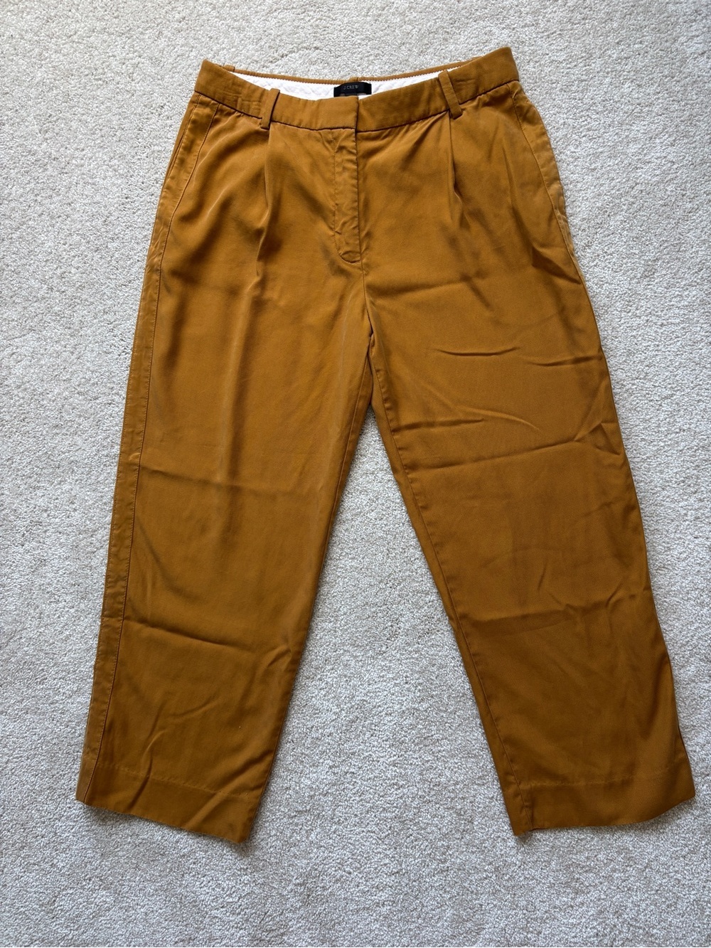 J. Crew Women's Mustard Trousers